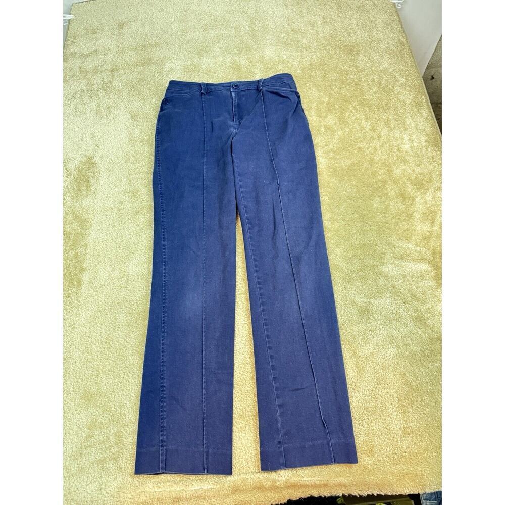 Multiples Women’s Dress Pants Size 6 Blue Front Seam Straight Leg A080